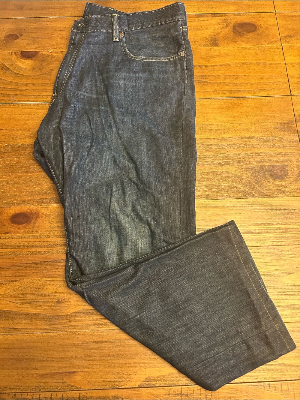Gap 1969 Standard Fit Dark Wash Jeans Men’s 40x30 Straight Leg 100% Cotton